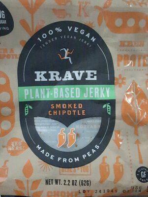 Krave Smoked Chipotle Plant-Based Jerky package front
