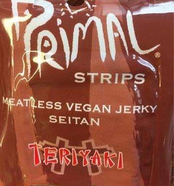 Primal Spirit Teriyaki Vegan Jerky package front