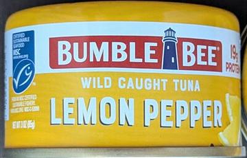 Bumble Bee Lemon Pepper Seasoned Tuna package front