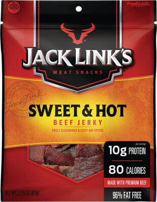 Jack Link's Sweet & Hot Beef Jerky package front