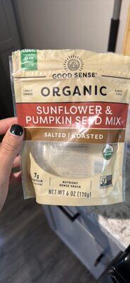 Good Sense Organic Sunflower & Pumpkin Seed Mix package front