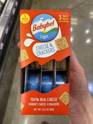 Babybel Mini Light Cheese & Crackers package front