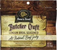Boar's Head London Broil Seasoned Beef Jerky package front