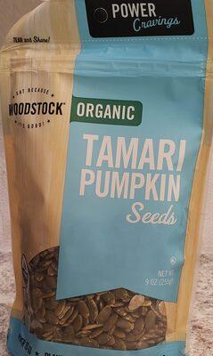 Woodstock Organic Tamari Pumpkin Seeds package front