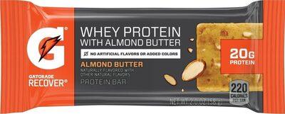 Gatorade Almond Butter Whey Protein Bar package front