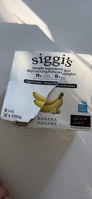 siggi's Simple Ingredient Banana Skyr package front