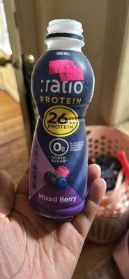 Ratio Mixed Berry Protein Drink package front