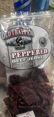 Old Trapper Peppered Beef Jerky package front