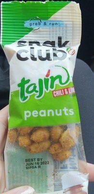 Snak Club Tajin Peanuts package front
