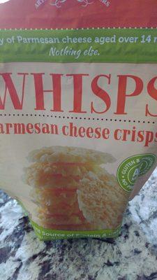 Whisps Parmesan Cheese Crisps package front