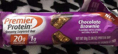 Premier Protein Chocolate Brownie Protein Bar package front