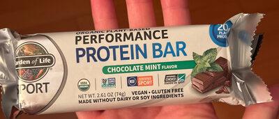 Garden of Life Organic Plant-Based Performance Protein Bar package front