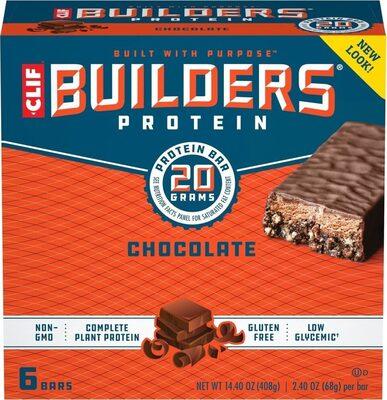 Clif Builders Chocolate Protein Bar package front