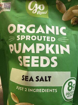 Go Raw Organic Sprouted Pumpkin Seeds package front