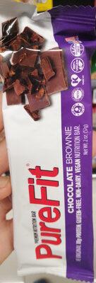 PureFit Chocolate Brownie Nutrition Bar package front