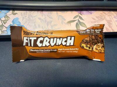 FitCrunch Chocolate Chip Cookie Dough High Protein Baked Bar package front