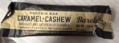 Barebells Caramel Cashew Protein Bar package front