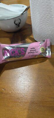 Nick's Salty Peanut Protein Bar package front
