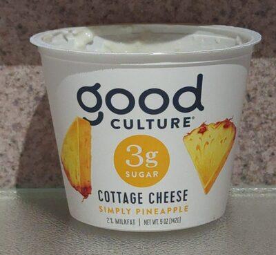Good Culture Simply Pineapple Cottage Cheese package front