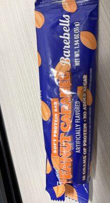 Barebells Salted Peanut Caramel Soft Protein Bar package front