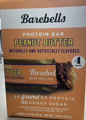 Barebells Peanut Butter Protein Bar package front