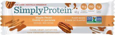 Simply Protein Maple Pecan Protein Bar package front