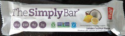 Simply Protein Lemon Coconut Protein Bar package front