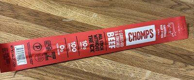 Chomps Original Beef Stick package front