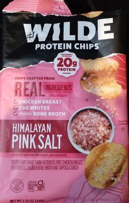 Wilde Himalayan Pink Salt Chicken Protein Chips package front