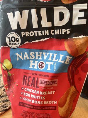 Wilde Nashville Hot Protein Chips package front