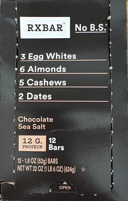RXBAR Chocolate Sea Salt Protein Bar package front