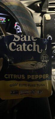 Safe Catch Citrus Pepper Wild Elite Tuna Pouch package front