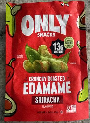 The Only Bean Sriracha Roasted Edamame package front