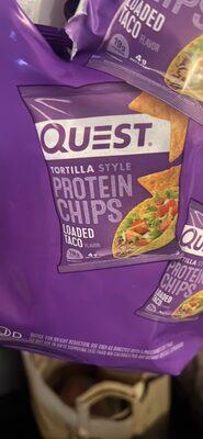Quest Loaded Taco Tortilla Style Protein Chips package front