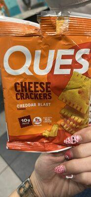 Quest Cheddar Blast Protein Cheese Crackers package front