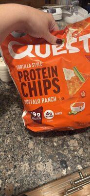 Quest Tortilla Style Protein Chips Buffalo Ranch package front