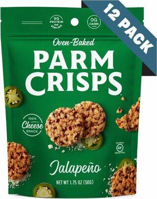 Parm Crisps Jalapeno Parmesan Cheese Crisps package front