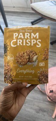 Parm Crisps Everything Parmesan Cheese Crisps package front