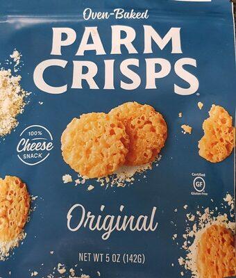 Parm Crisps Original Parmesan Cheese Crisps package front